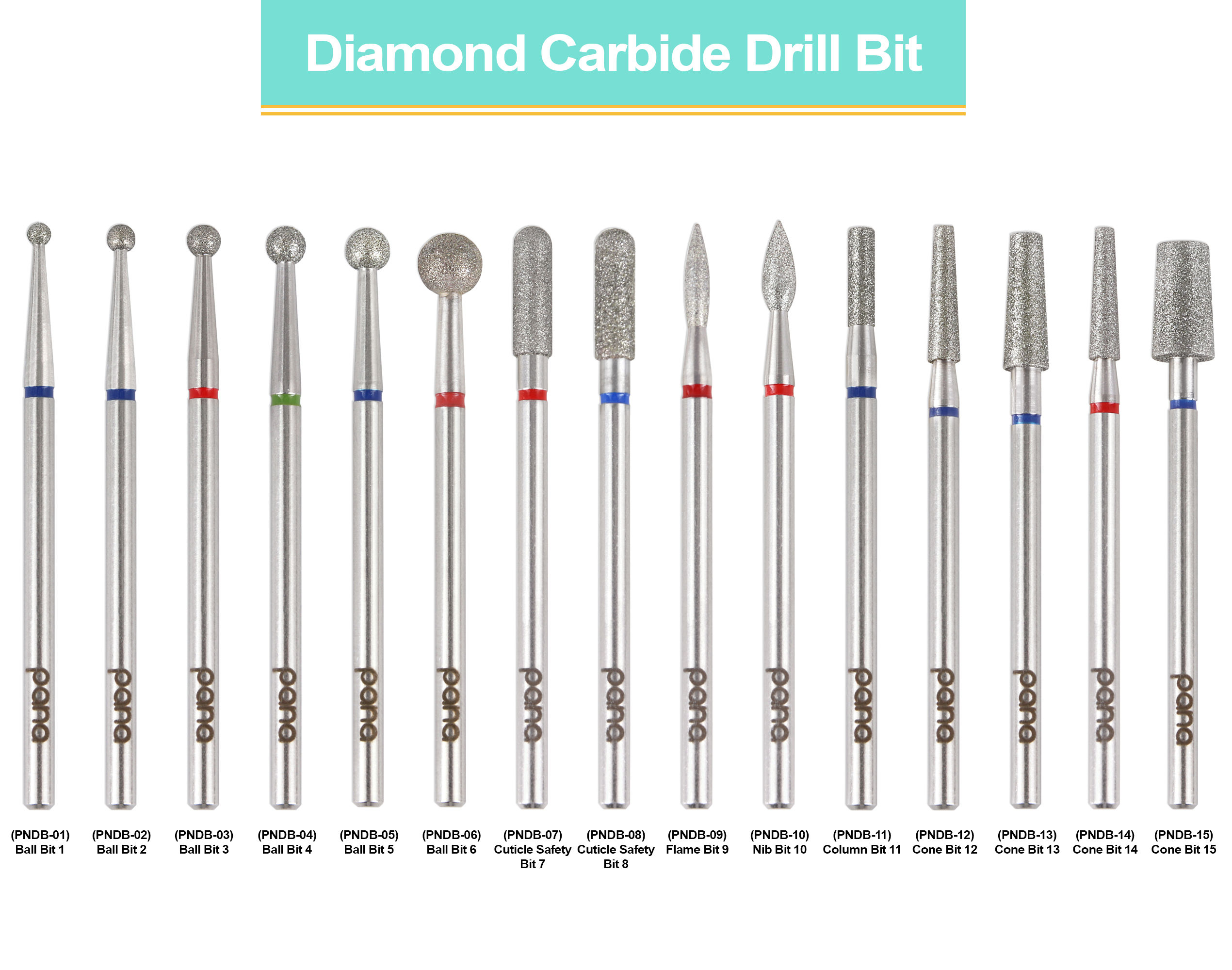 PANA 3/32” Diamond Nail Drill Bit Cuticle Nail Drill Bit - AbuMaizar Dental  Roots Clinic